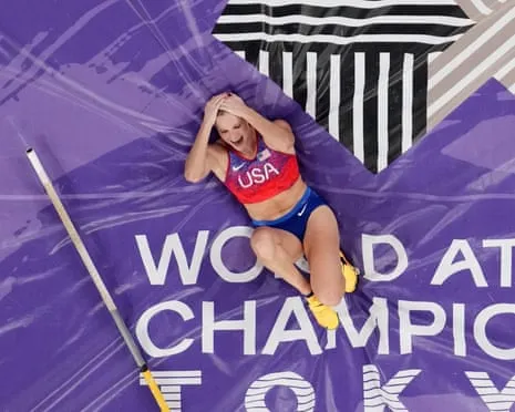 Katie Moon wins 3rd global pole vault championship in nail-biting Tokyo competition
