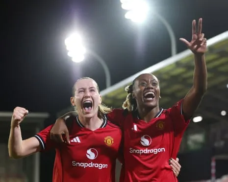 E. Terland Hat-Trick Propels Manchester United Through to Women's Champions League Group Stage